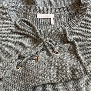 🤩 HP 🤩 Chloe Sweater with Lace-Up Sleeves